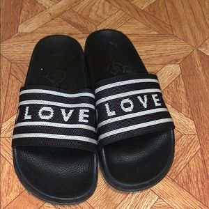 Black sandals